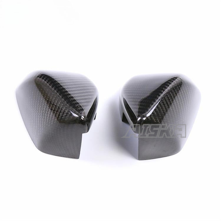 AISKA Motorcycle Mirror Cover Rearview Guards Real Carbon Fiber Rearview Mirror Protector Cowling for BMW S1000RR 2019-2022