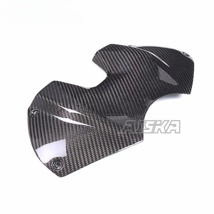 AISKA Twill Weave Glossy 3K Carbon Fiber Motorcycle Fuel tank Front Cover for Ducati Panigale V4 V4S V4R 2022-2024