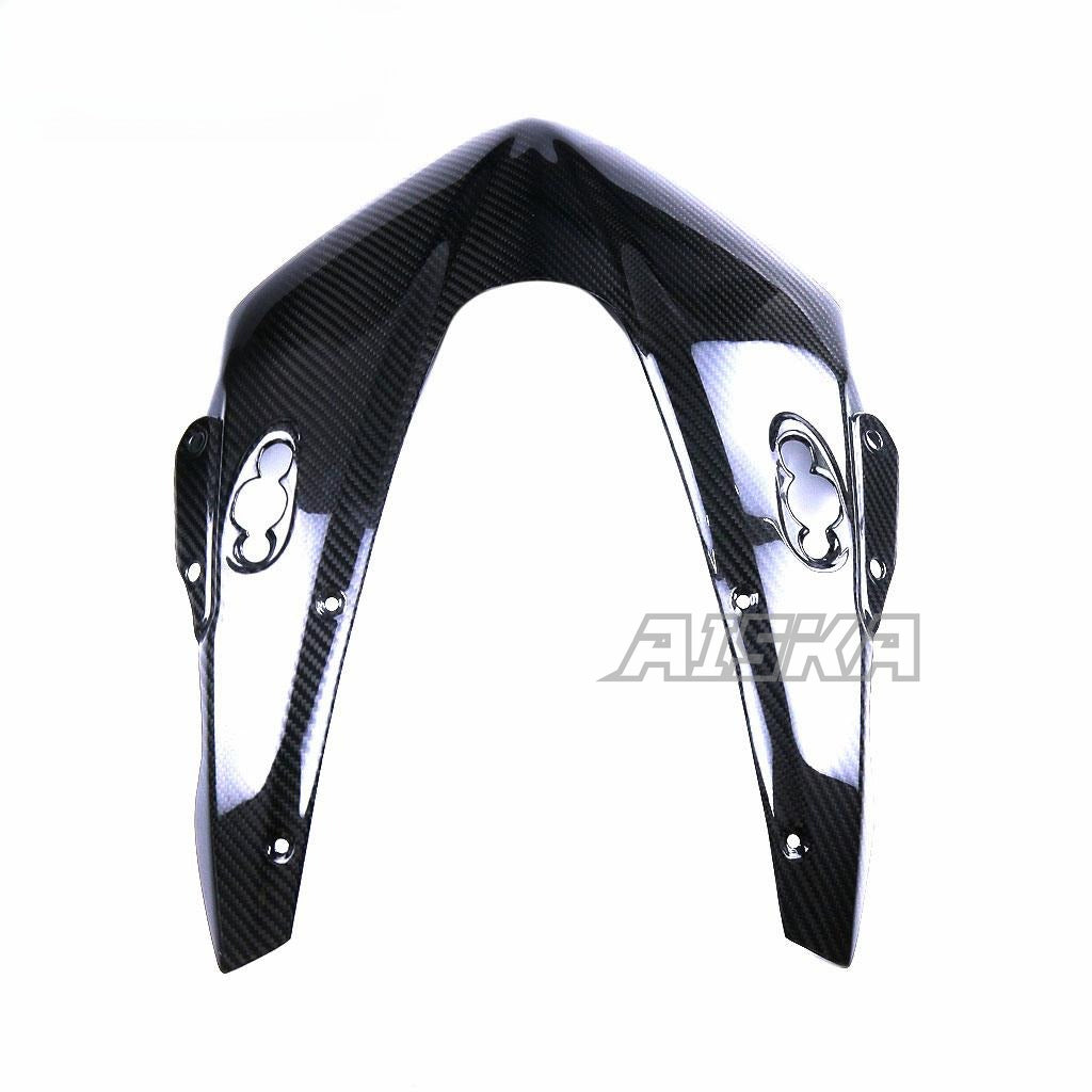 AISKA 100% 3K Full Dry Carbon Fiber Motorcycle Front Upper Fairing Headlight Cowl Nose Panel for Honda CBR1000RR 2017-2024