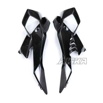 AISKA 100% 3K Full Carbon Fiber Motorcycle Front Upper Side Panel Fairing for BMW S1000RR 2023-2024