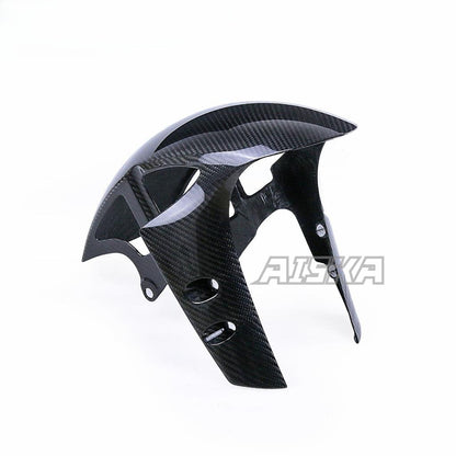 AISKA R6 Carbon Front Fender Splash Motorcycle Carbon Fiber Front Fender Hugger Mudguard for Yamaha R6 2017-2024 2022 2023