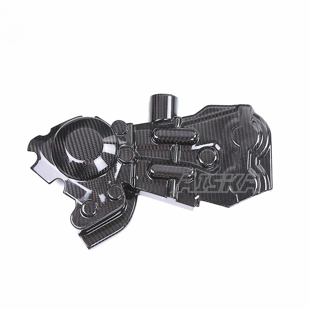AISKA 100% Real Carbon Fiber Motorcycle Engine Protective Cover for Yamaha MT09 FZ09 2021-2023