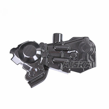 AISKA 100% Real Carbon Fiber Motorcycle Engine Protective Cover for Yamaha MT09 FZ09 2021-2023