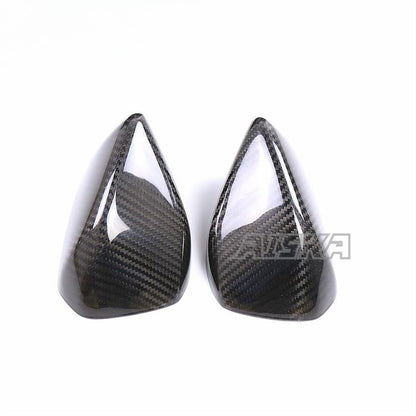 AISKA Motorcycle Mirror Cover Rearview Guards Real Carbon Fiber Rearview Mirror Protector Cowling for BMW S1000RR 2019-2022