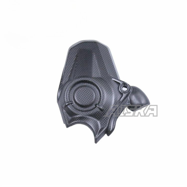 AISKA 3K 3*3 Carbon Fiber Motorcycle Accessories Engine Hood for Ducati Monster 937 2021+