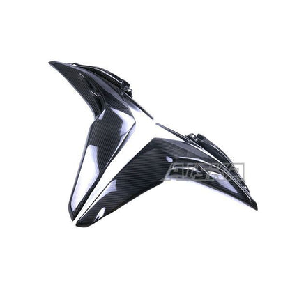 AISKA 3K Dry Carbon Fiber Motorcycle Accessories Front Spoiler Side Panels Fairing Kits for Kawasaki Z1000 2014+