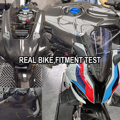 AISKA 100% 3K Carbon Fiber Motorcycle Front Upper Fairing for Suzuki GSX1300 R Hayabusa Gen2 2008-2020