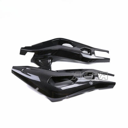 AISKA Wholesale 100% Dry Carbon Fiber Motorcycle Fairings Rear Swingarm Covers for BMW S1000XR 2020-2024