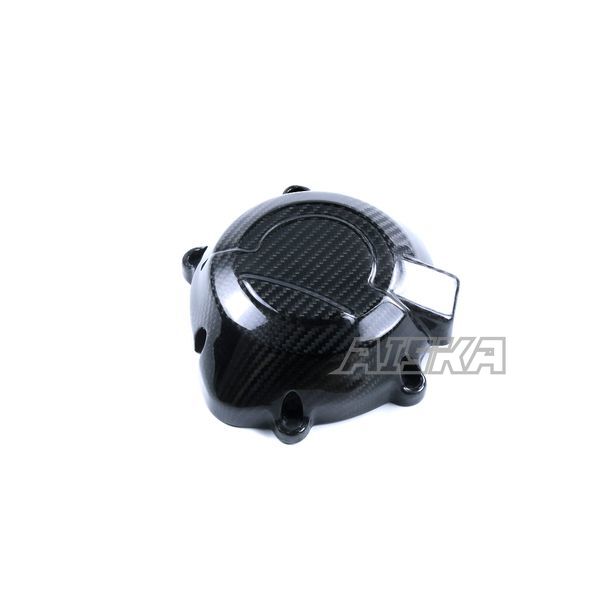 AISKA 3K Dry Carbon Fiber Motorcycle Accessories Engine Cover Guard Fairing Engine Protective Cover for Kawasaki Z1000 2014+