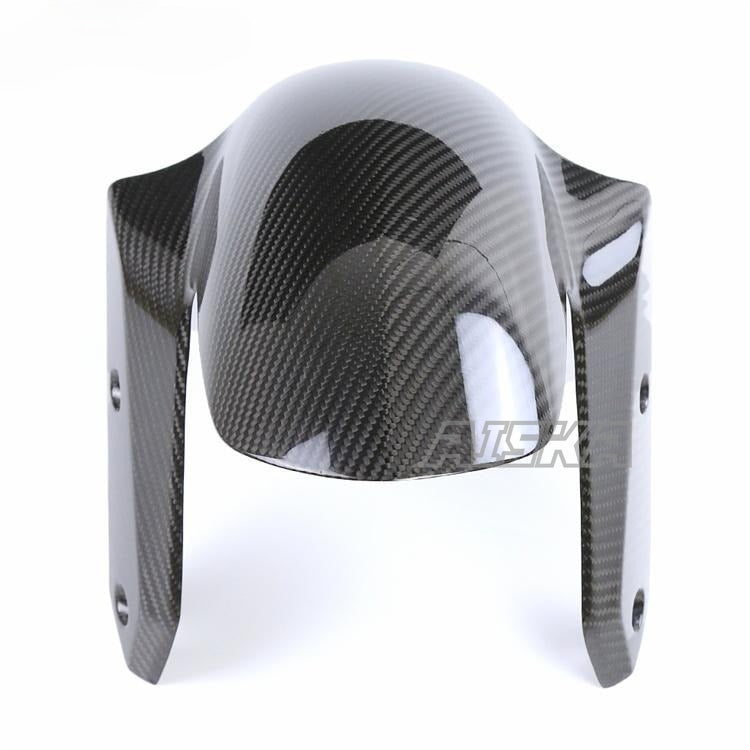 AISKA 100% Carbon Fiber Motorcycle Hugger Front Wheel Fender Mudguard for BMW R1250RS R1250 RS 2021 2022 2023