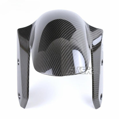 AISKA 100% Carbon Fiber Motorcycle Hugger Front Wheel Fender Mudguard for BMW R1250RS R1250 RS 2021 2022 2023