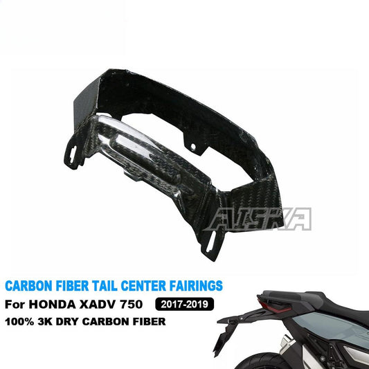 AISKA 3K Full Dry Carbon Fiber Motorcycle Accessories Tail Seat Center Piece Fairings for Honda XADV 750 2017 2018 2019