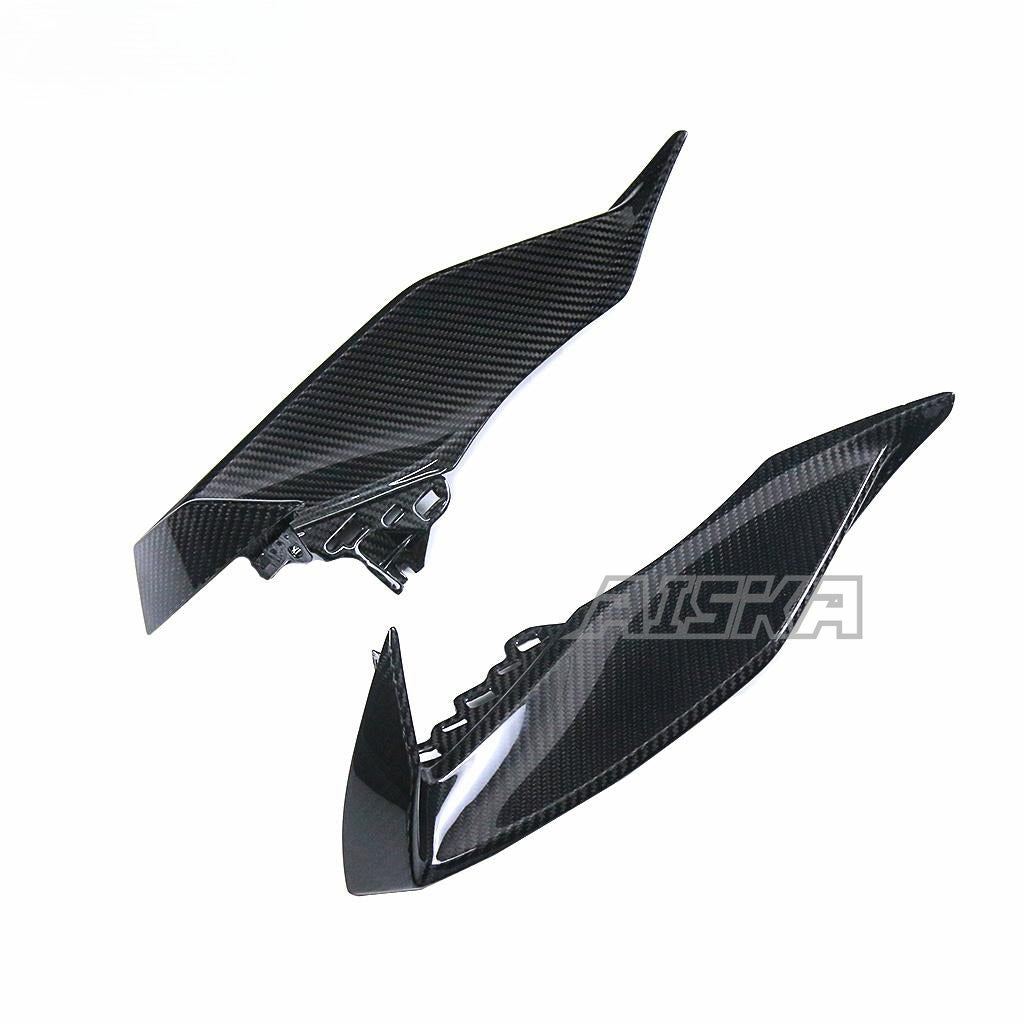 AISKA Carbon Fiber Fairing Motorcycle Dashboard Instrument Meters Side Panels Covers for Yamaha R1 2020-2024