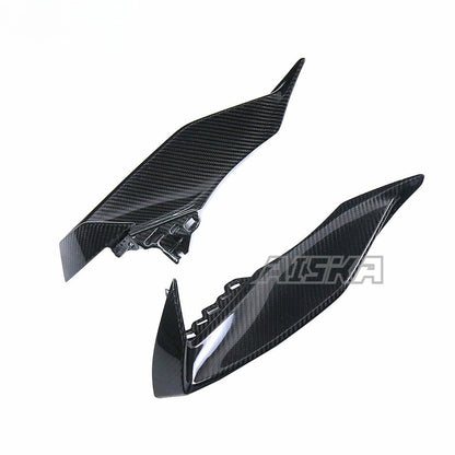 AISKA Carbon Fiber Fairing Motorcycle Dashboard Instrument Meters Side Panels Covers for Yamaha R1 2020-2024
