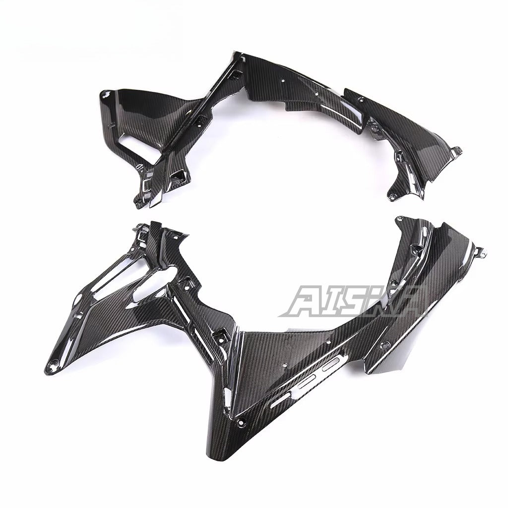 AISKA 3K 3*3 Carbon Fiber Motorcycle Accessories Side Panel Fairing for Aprilia RSV4  2021+
