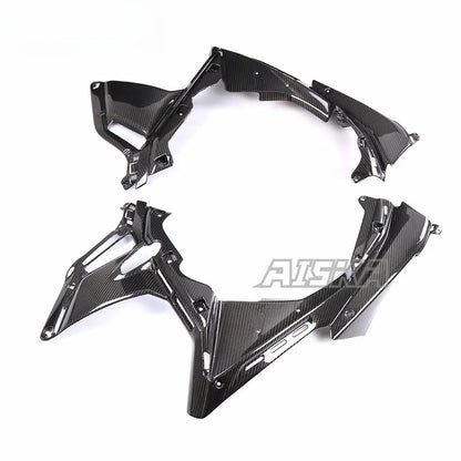 AISKA 3K 3*3 Carbon Fiber Motorcycle Accessories Side Panel Fairing for Aprilia RSV4  2021+