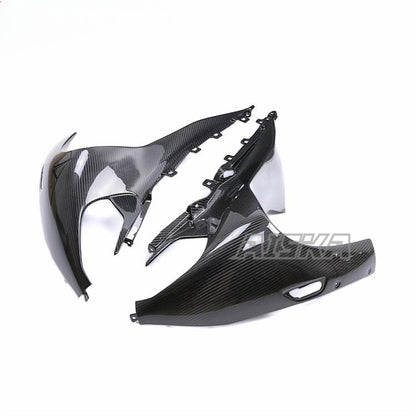 AISKA 3K Pure Dry Carbon Fiber Motorcycle Front Fairing Headlight Cover Side Panels for BMW M1000RR 2023-2024