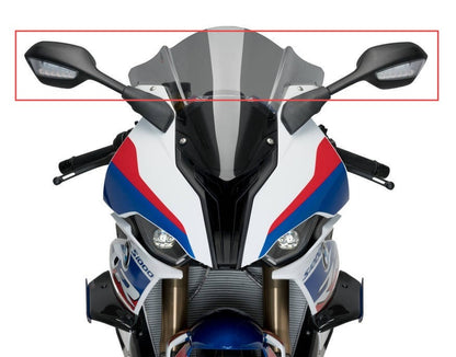 AISKA 3K 3*3 Twill Weave Motorcycle Carbon Fiber Rear View Mirror Covers for BMW S1000RR 2019-2022