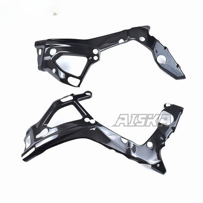 AISKA Twill Weave Glossy 3K 3*3 Motorcycle Carbon Fiber Fairing Guard Protector Frame Cover for BMW S1000RR 2019-2022 M1000RR
