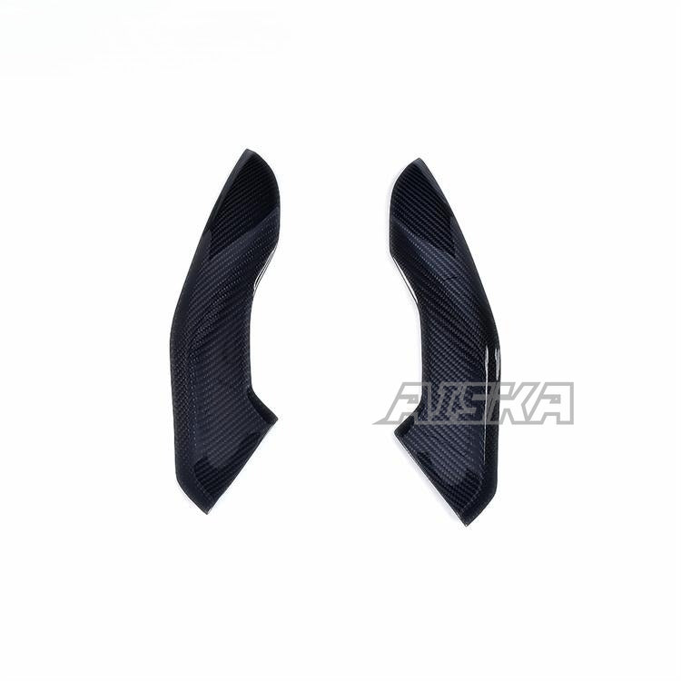 AISKA 100% 3K Twill Weave Motorcycle 3K Carbon Fiber Gas Fuel Tank Small Side Plate Fairing Panel for BMW S1000R M1000R 2021-2025