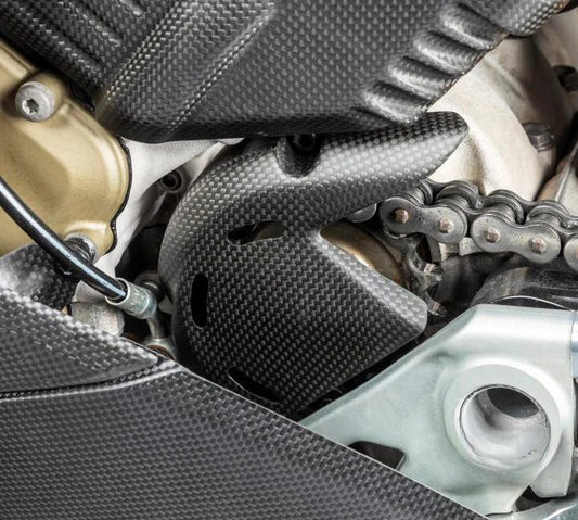 AISKA Dry Carbon Fiber Motorcycle Accessories to the Cam Cover Housing for  Ducati Panigale  V4 V4S V4R 2018-2024