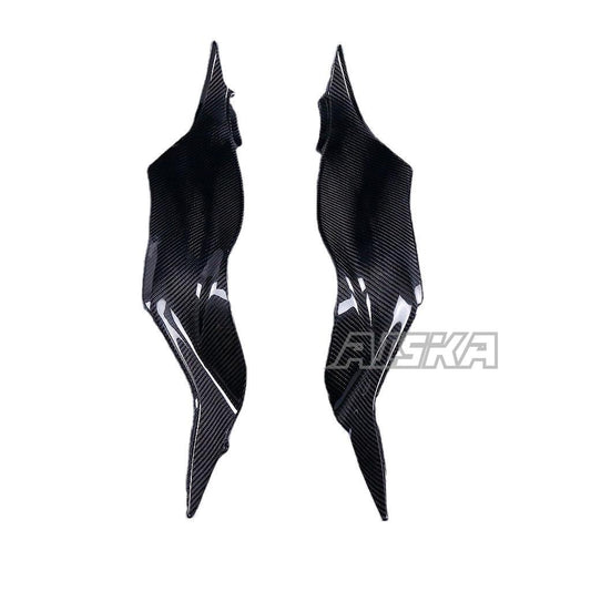 AISKA Motorcycle Full Dry Carbon Fiber Fuel Gas Tank Side Panel Cover Fairing for Kawasaki Ninja ZX-6R 2024