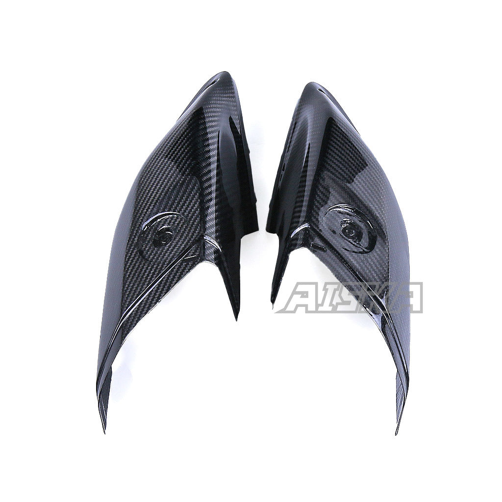AISKA Dry Carbon Fiber Motorcycle Side Air Intake Cover Cowling Cover for Yamaha MT10 FZ10 2016-2021 2018 2019