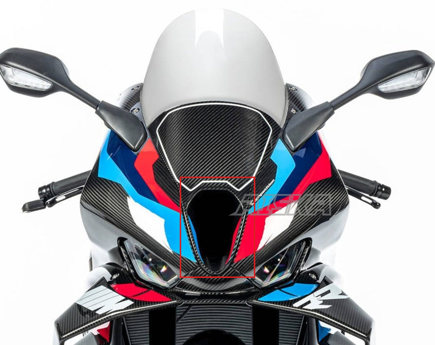 AISKA M1000RR 3K Pure Dry Carbon Fiber Motorcycle Front Air Intake Fairing for BMW M1000RR K66 2023-2024