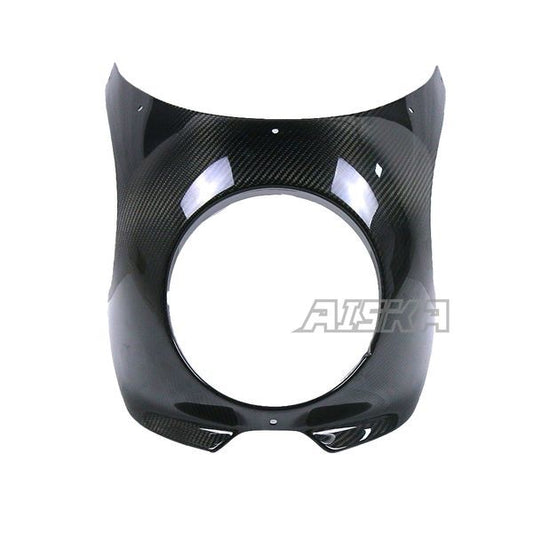 AISKA 3K Dry Carbon Fiber Motorcycle Cafe Racer Front Headlight Headlamp Fairing Cover Cowl for Kawasaki Z900RS 2018-2024