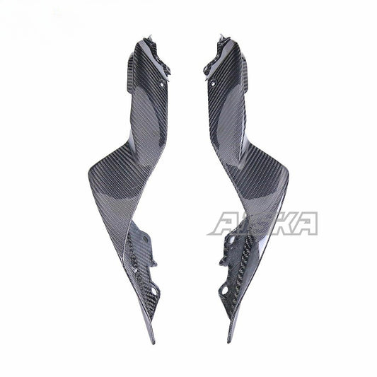 AISKA R7 Carbon Fiber Rear Seat Side Panel Motorcycle Carbon Fibre Side Panel Tail Seat Fairing for Yamaha R7 2022 2023 2024