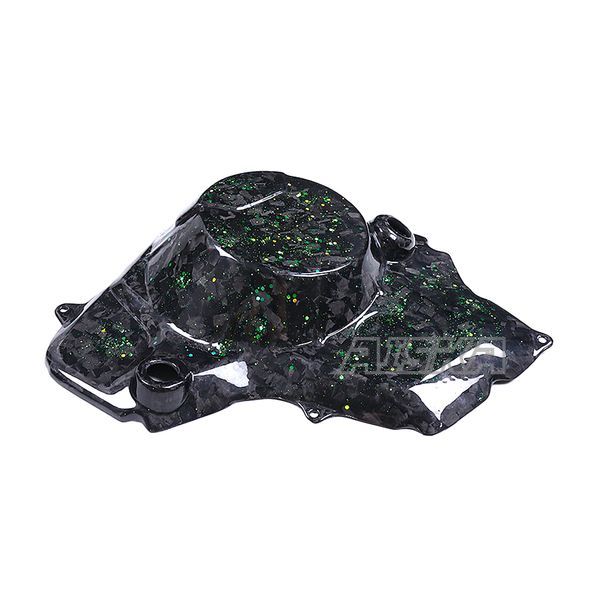 AISKA 2015-2024 Full 3K Dry Carbon Fiber Motorcycle Engine Cover Fairing for Kawasaki Ninja H2 H2R