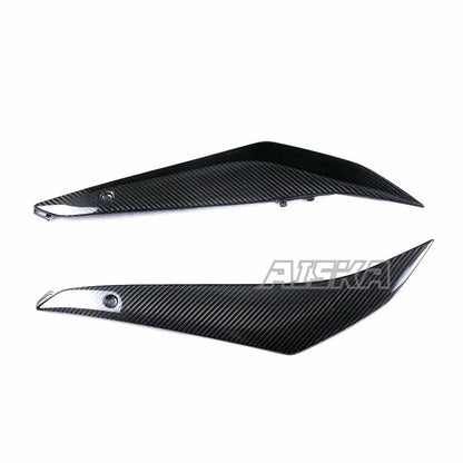 AISKA 100% 3K Dry Carbon Fiber Motorcycle  Accessories Fuel Tank Side Panels for Suzuki GSXR1000 2017+