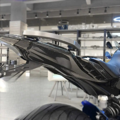 AISKA 100% Dry Carbon Fiber Motorcycle Rear Seat Tail Cowl Fairing for Yamaha MT07 MT-07 FZ07 FZ-07 2018-2022