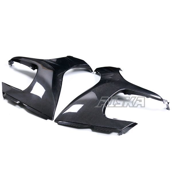 AISKA 100% 3K Dry Carbon Fiber Motorcycle Left Right Big Side Panels Fairings for Suzuki GSX1300 R Hayabusa 2008-2020