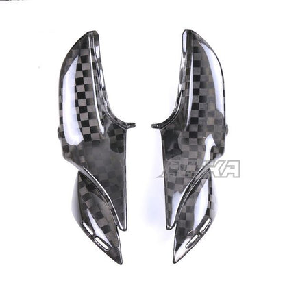 AISKA 3K Dry Carbon Fiber Motorcycle Fuel Tank Side Panels Cover Fairing Kits Cover Protector for Kawasaki Z900RS 2018-2024