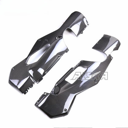 AISKA 100% 3K Pure All Dry Carbon Fiber Motorcycle Body Accessories Abdominal Fairing Parts Kit for Aprilia RSV4 Tuono V4 2021-2024