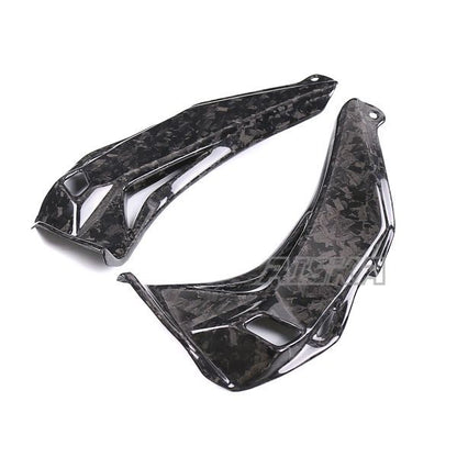 AISKA 3K Dry Carbon Fiber Motorcycle Accessories Front Fairing Inner Dash Panel Side Covers for Kawasaki ZX10R ZX-10R 2016-2020