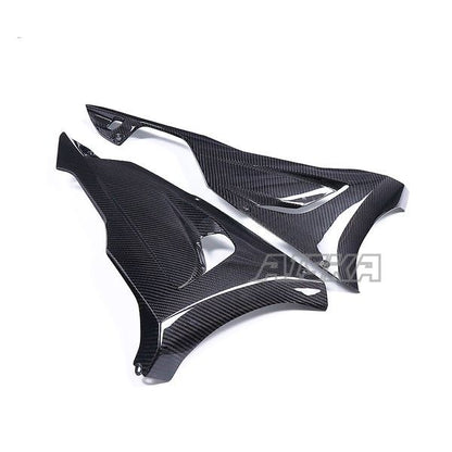 AISKA Motorcycle Full Dry Carbon Fiber Lower Belly Pan Fairing for Kawasaki Ninja ZX-6R 2024