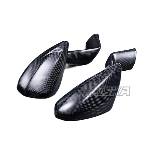 AISKA 100% 3K Full Dry Carbon Fiber Motorcycle Rearview Mirrors Cover for Ducati Panigale V4 V4S 2025