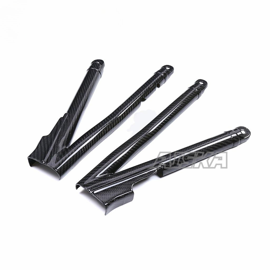 AISKA 100% 3K Carbon Fiber Motorcycle Under Seat Body Frame Cover for Yamaha MT09 FZ09 2021-2023