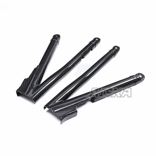 AISKA 100% 3K Carbon Fiber Motorcycle Under Seat Body Frame Cover for Yamaha MT09 FZ09 2021-2023