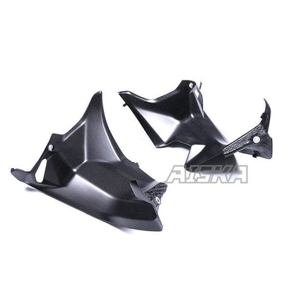 AISKA 100% 3K Full Dry Carbon Fiber Motorcycle Front Side Panel Fairings for Ducati Panigale V4 V4S 2025