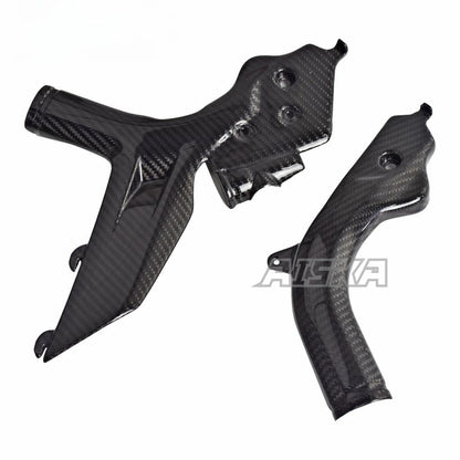 AISKA 690 Duke 3K Dry Carbon Fiber Motorcycle Frame Trim Cover Panel Fairings for KTM 690 Duke 2012-2019