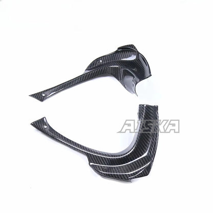 AISKA 100% 3K Pure All Dry Carbon Fiber Motorcycle Body Accessories Front Lining Panel Fairing for Aprilia RSV4  2021+