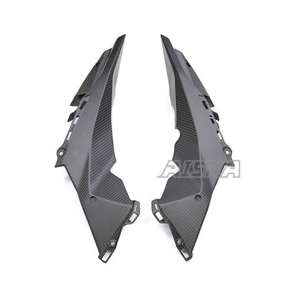 AISKA 3K Dry Carbon Fiber Motorcycle Front Inner Dash Side Panel Fairing for KTM 1290 Super Duke R 2020 2021 2022 2023 2024