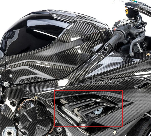 AISKA S1000RR Carbon Fiber Fairing Motorcycle Side Panel Cover Guard Colwing for BMW S1000RR 2019-2022