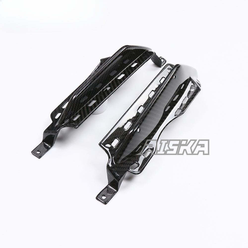 AISKA 100% 3K Full Dry Carbon Fiber R3 Motorcycle Frame Cover Side Frame Mid Cover Panel Fairing for Yamaha R3 2022 2023 2024