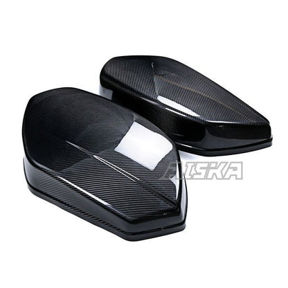 AISKA Carbon 100% Autoclave Real 3K Dry Carbon Fiber Motorcycle Saddlebags for Harley Davidson Softail Low Rider S ST 2022 -2025