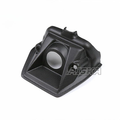 AISKA  Wholesale 3K 3*3 Real Dry Carbon Fiber Motorcycle Key Ignition Cover for Ducati Diavel  V4  2023