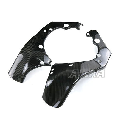 AISKA 3K Dry Carbon Fiber Motorcycle Accessories Frame Cover Panel Protector Guard Fairing for Kawasaki ZX10R ZX-10R 2016-2020